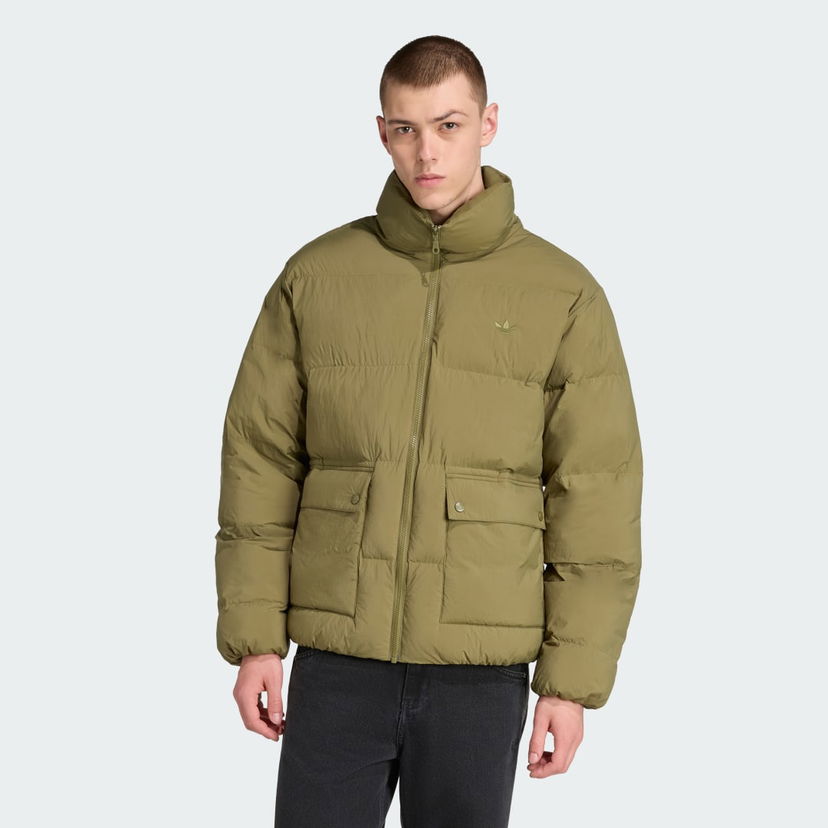 Prešívaná bunda adidas Originals adidas Originals Faux Down Puffer Jacket Zelené | JW5817