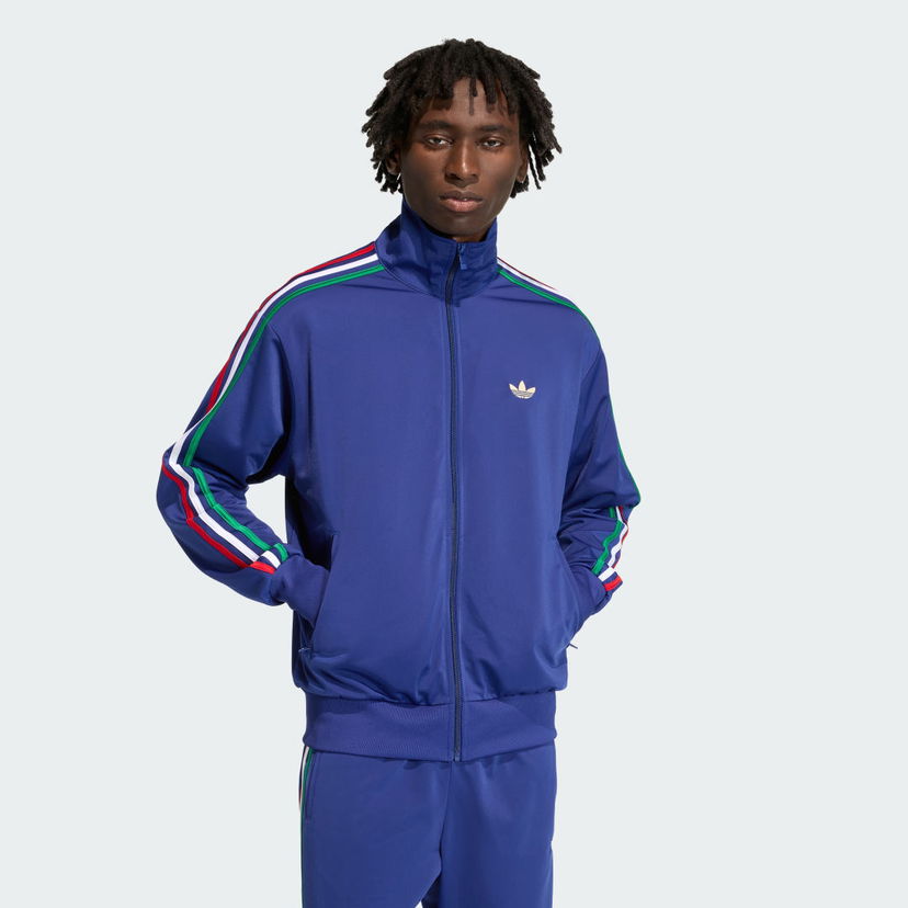 Bunda adidas Performance FIREBIRD Tricolor-Stripe Track Jacket Rôznofarebný | KD3846