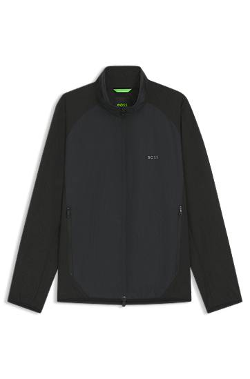 Vetrovka BOSS Super-Stretch Water-Repellent Jacket Čierna | 50533773, 0