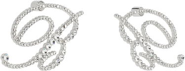Spona Blumarine Blumarine 'B' Crystal Earrings Metalická | P522W315A, 1