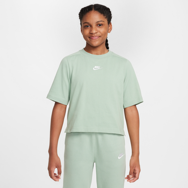 Crop Top Nike Nike Sportswear Short Sleeve T-Shirt Zelené | FN8589-037, 0