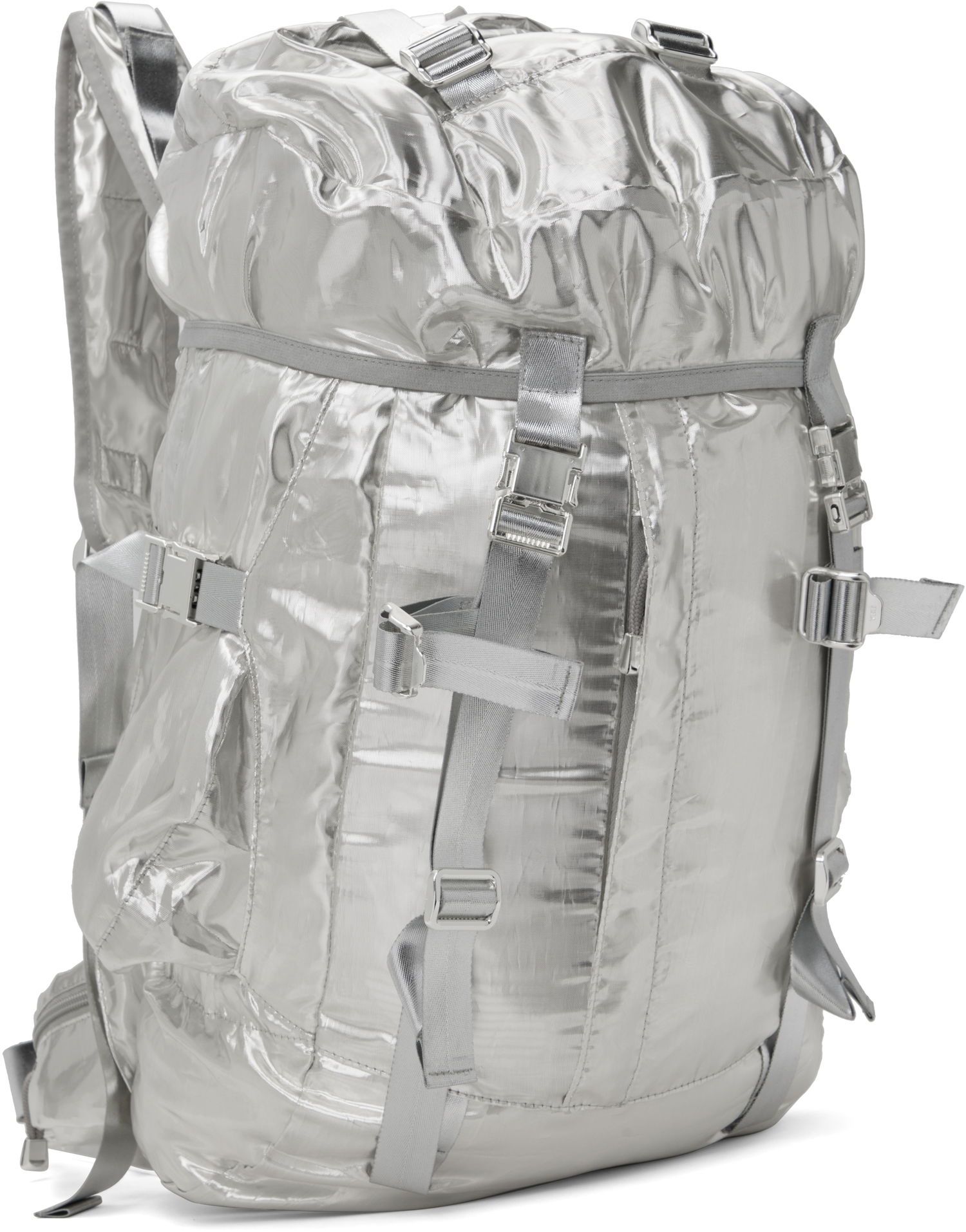 Batoh Junya Watanabe Junya Watanabe Glitter Organdy Backpack Metalická | JO-K202-051-1, 1