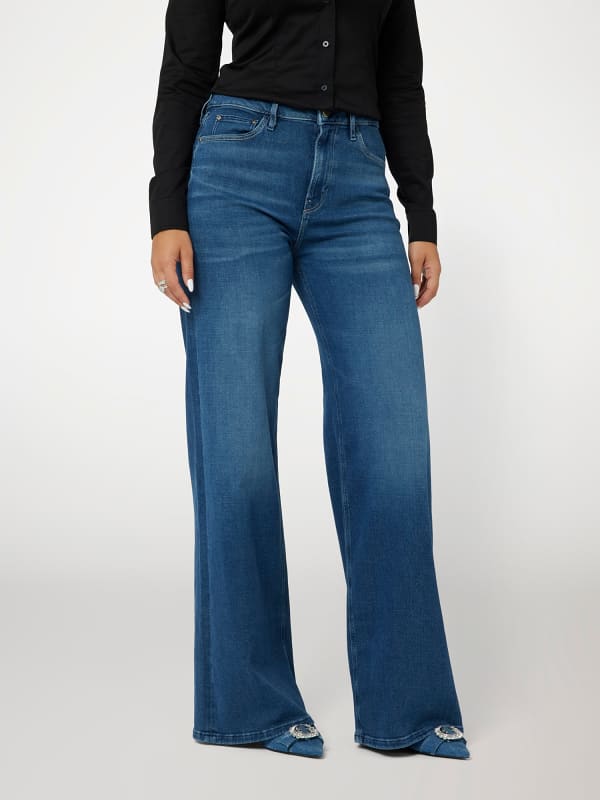 Bellflower Wide Leg Denim Pants