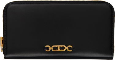 Peňaženka Tom Ford TOM FORD Palmelatto-Effect Leather Zip Around Wallet Čierna | S0492-LCL056X, 0