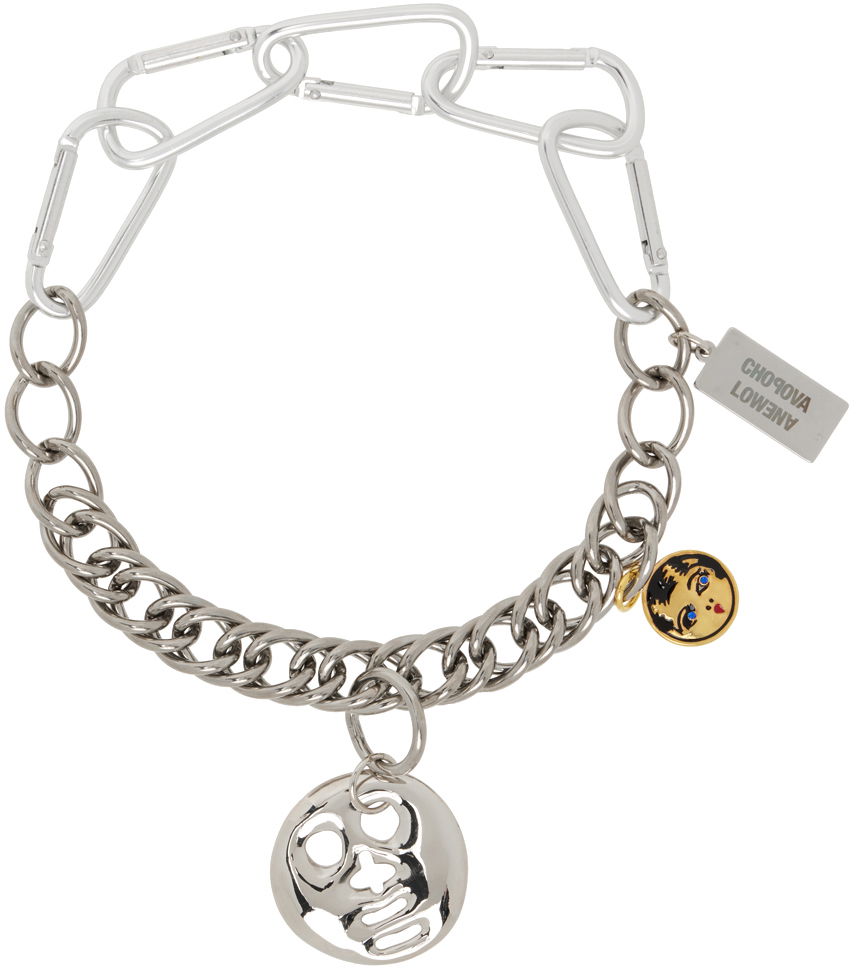 Náhrdelník Chopova Lowena Two Faced Charm Necklace Metalická | 6526, 0