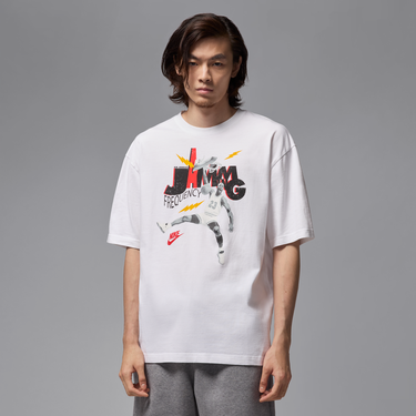 Tričko Jordan Jordan Brand Jamming Frequency T-Shirt Biela | HJ2929-100, 1