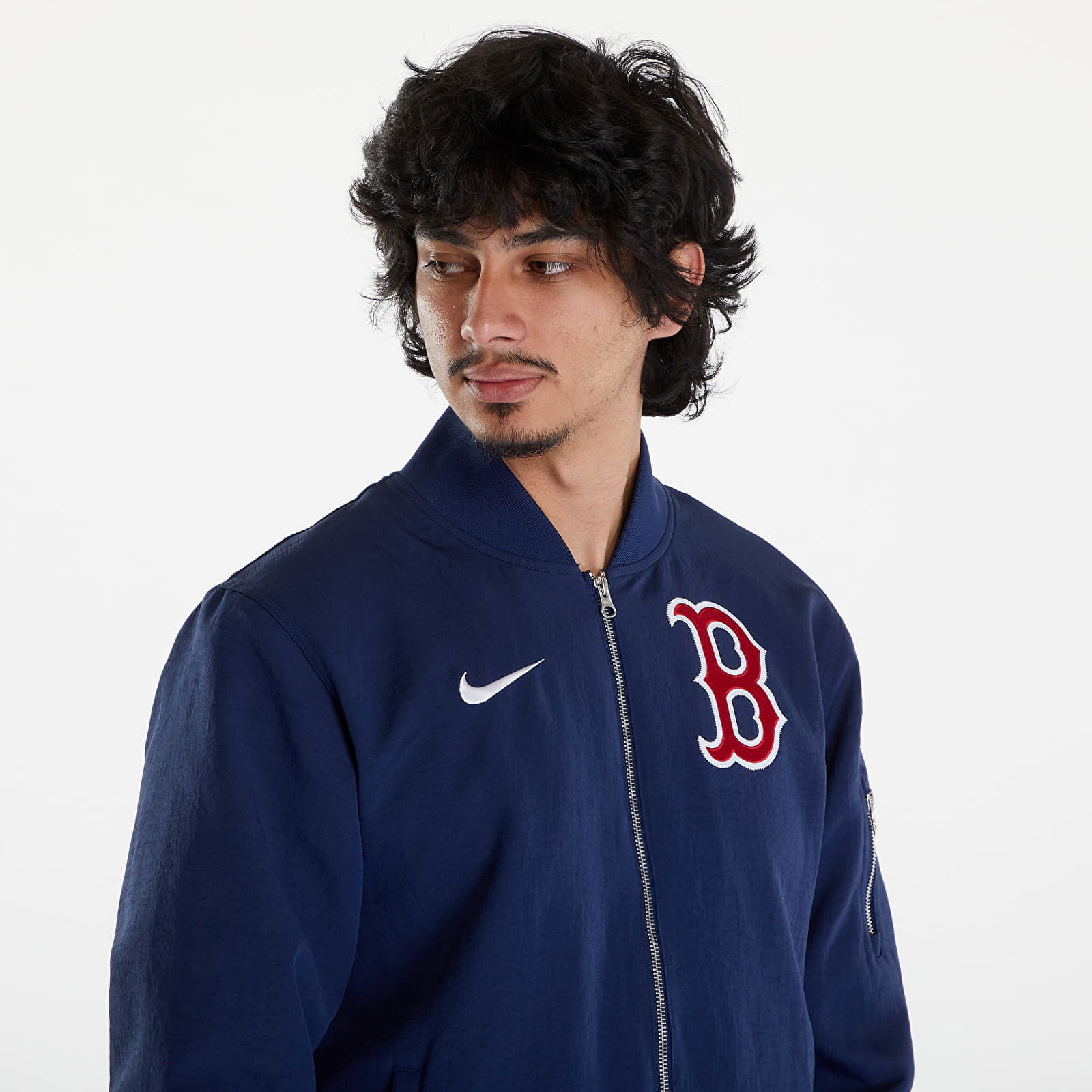 AC Bomber Jacket Boston Red Sox Midnight Navy/ Midnight Navy/ White