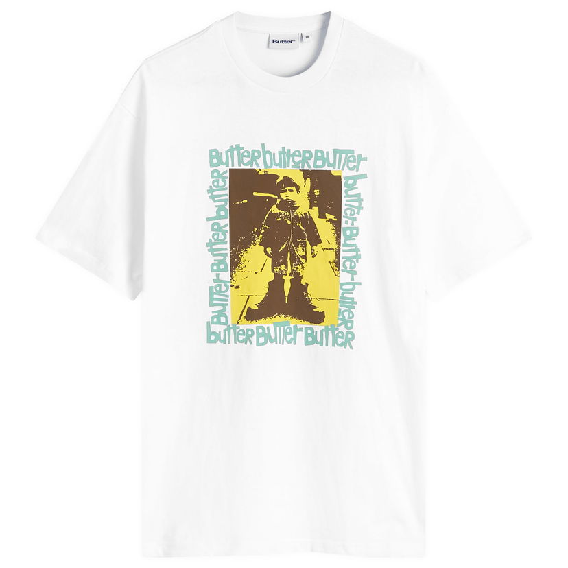 Tričko Butter Goods Stolen Boots T-Shirt Biela | BG243106-WHT