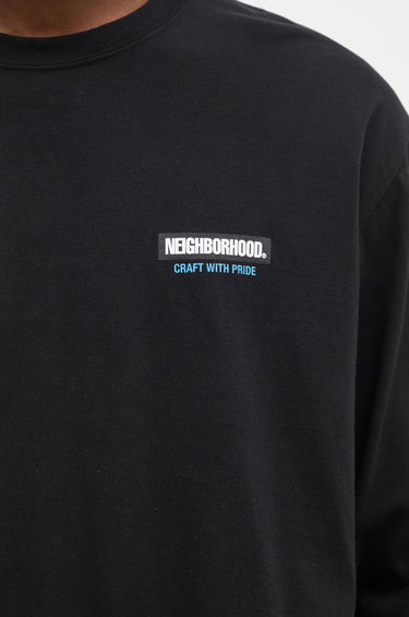 Tričko Neighborhood Long Sleeve Graphic T-Shirt NEIGHBORHOOD Čierna | 242PCNH.LT16, 3