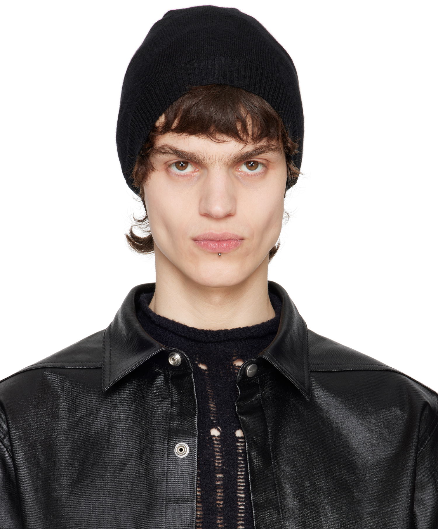 Kulicha Rick Owens Rick Owens Hollywood Medium Beanie Čierna | RU01E5494 WS, 0