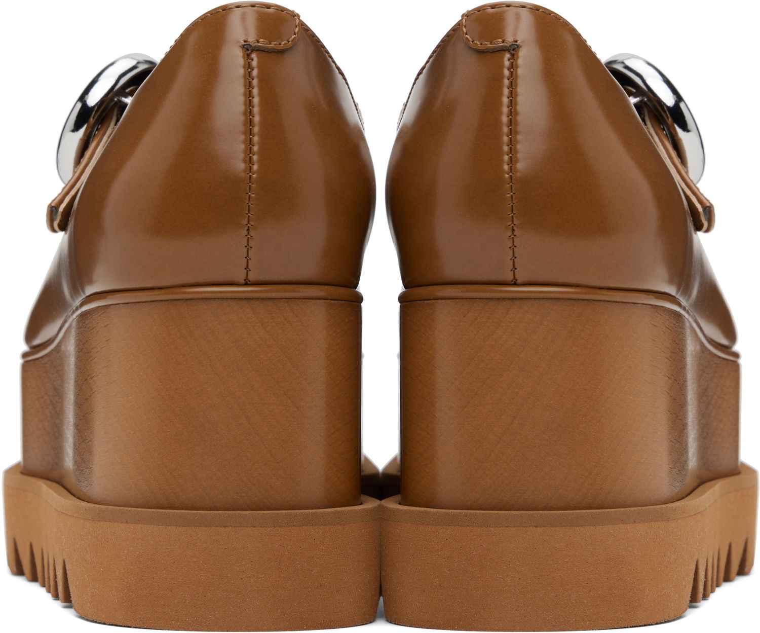 Tenisky a topánky Stella McCartney Elyse T-Bar Platform Mary Janes Hnedá | 810504AP0AQ0, 1