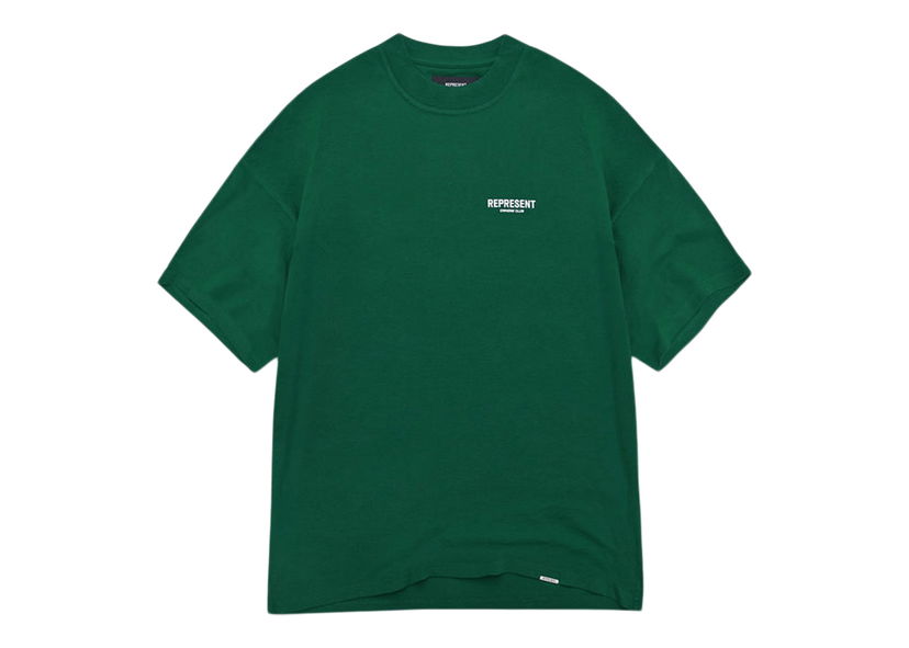 Tričko Represent Clo Represent Owner's Club T-Shirt Racing Green/White Zelené | M05149-62