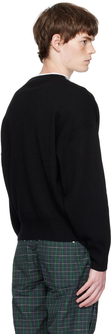Sveter KIKO KOSTADINOV Kiko Kostadinov Vig Multi Collar Sweater Čierna | KKAW25KN04-98, 2