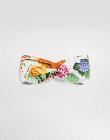 Doplnky Dolce & Gabbana Dolce & Gabbana Poplin Twist Headband with Floral Print Rôznofarebný | LB5H09HS5S5HA5KU, 0
