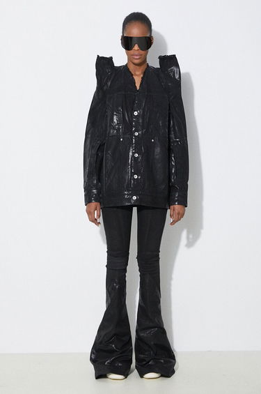Legíny Rick Owens Denim Pants Dirt Waist Leggings Čierna | DS01D1320.SBF.09, 1