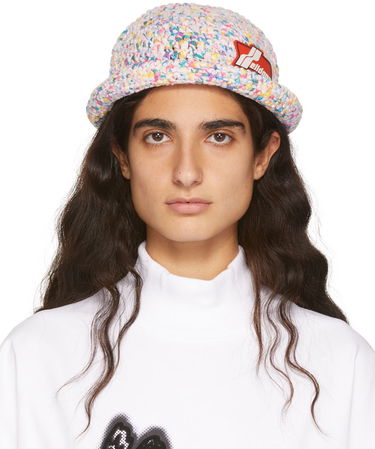 Klobúk We11done Crochet Logo Bucket Hat Rôznofarebný | WD-KH1-22-650-U-BK, 0