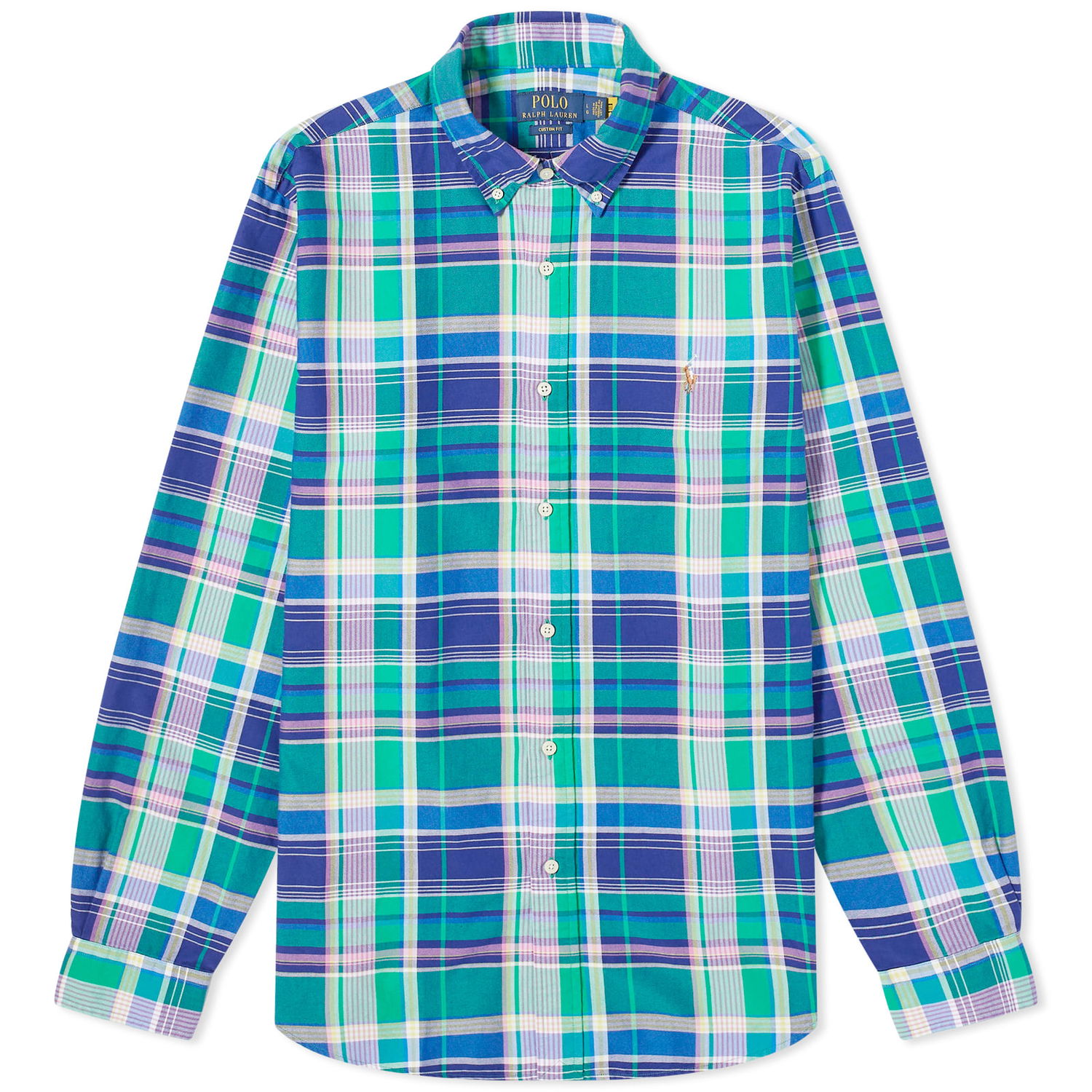 Košeľa Polo by Ralph Lauren Check Oxford Shirt Modrá | 710897267008, 0
