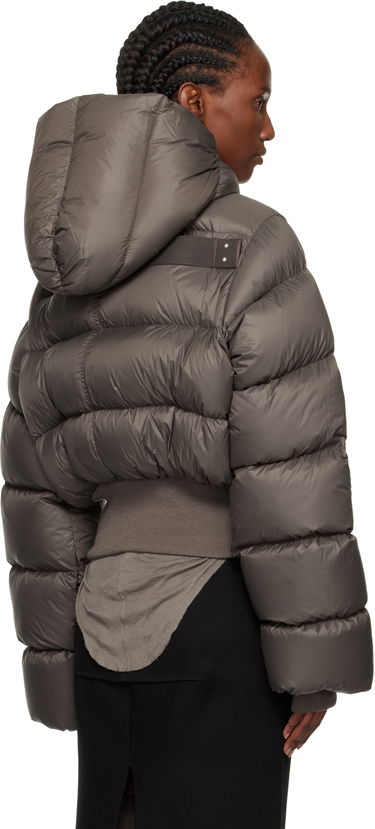 Prešívaná bunda Rick Owens Concordians Hooded Down Jacket Šedá | RP02E4775 NPD3, 2