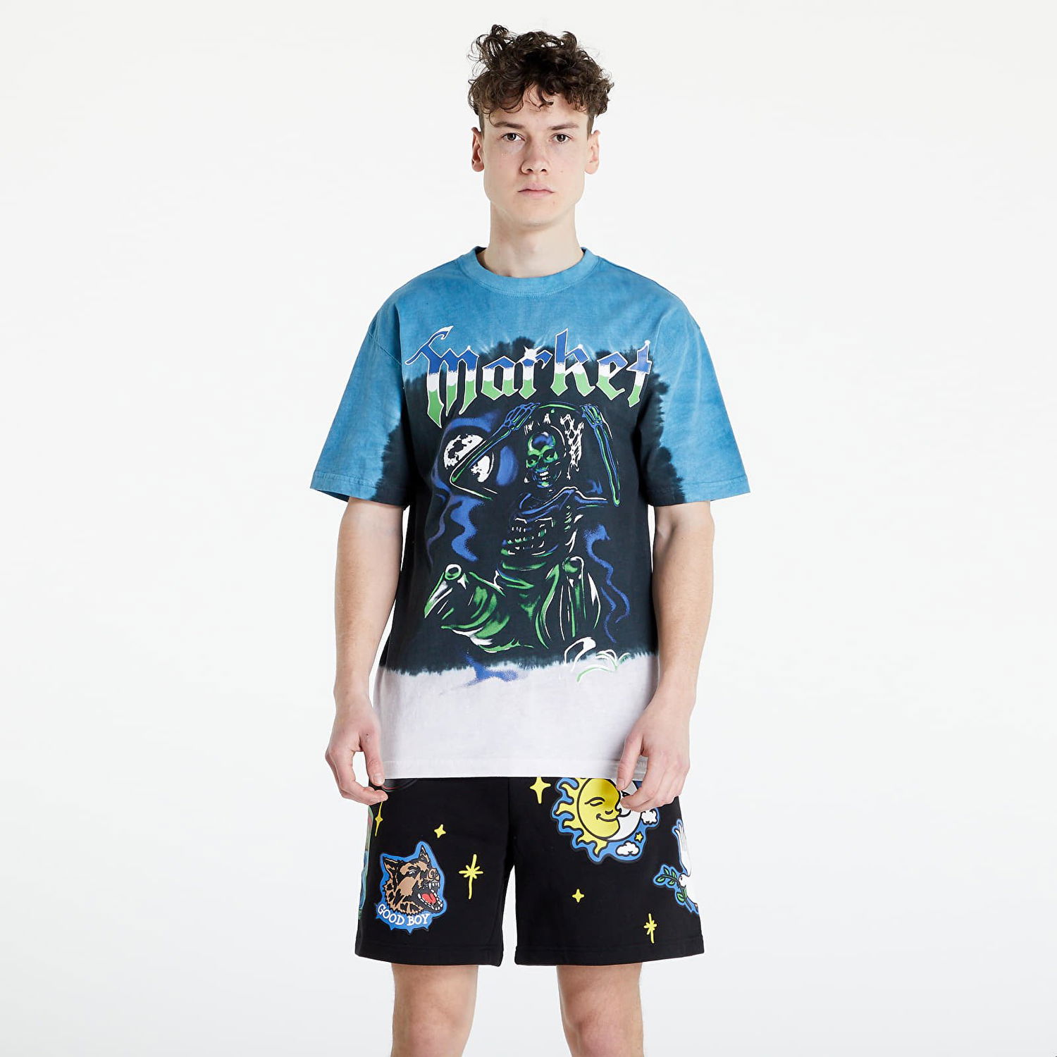 Tričko MARKET Killing The Game GITD T-Shirt Rôznofarebný | 399000971 Dark Tie-Dye, 0
