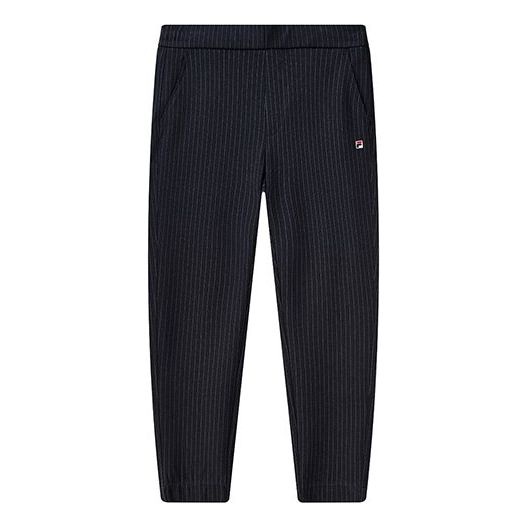 Nohavice FILA FILA Stripe Straight Knit Pants Navy | F11M111608F-NV