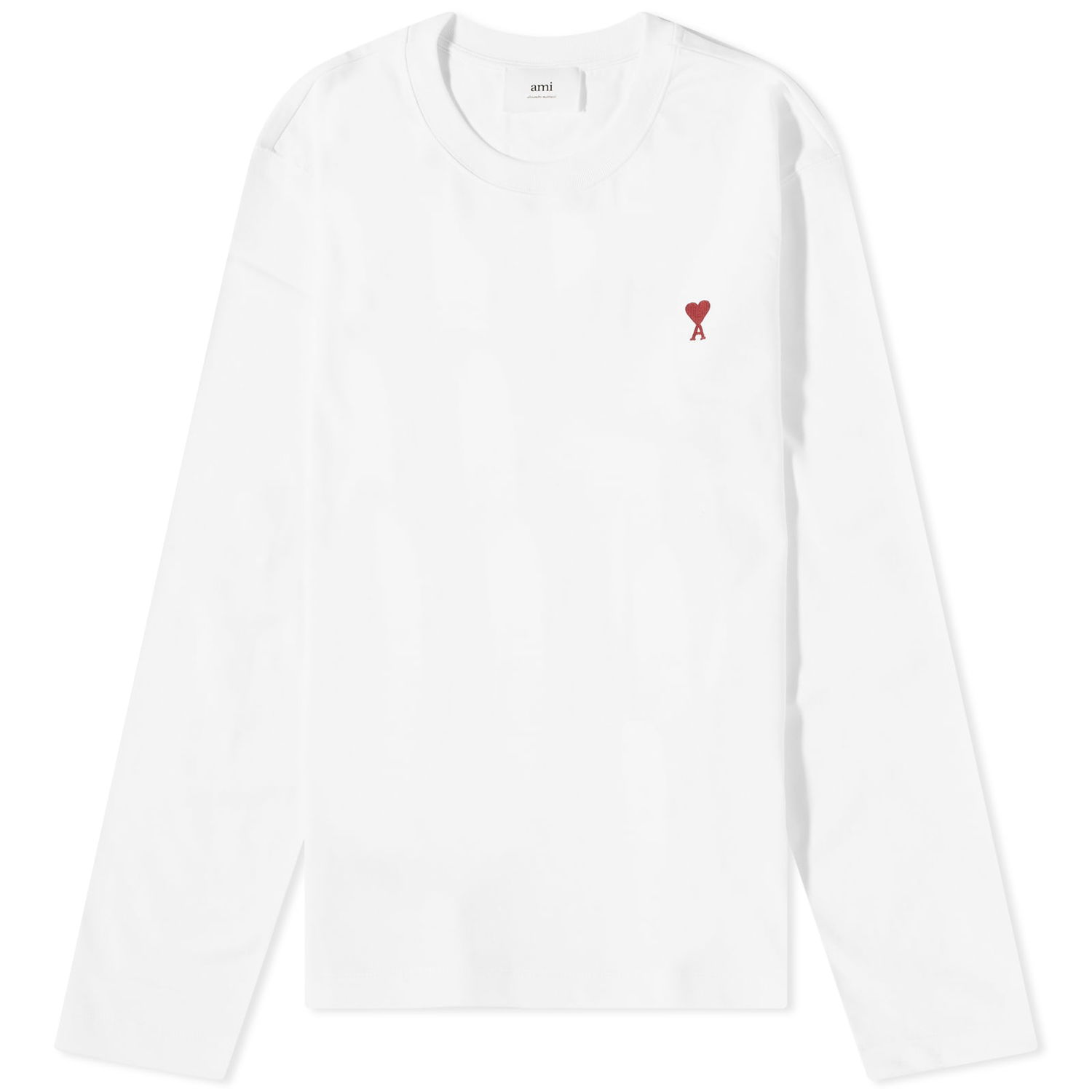 Tričko AMI Small A Heart T-Shirt Biela | UTS205-726-100, 0