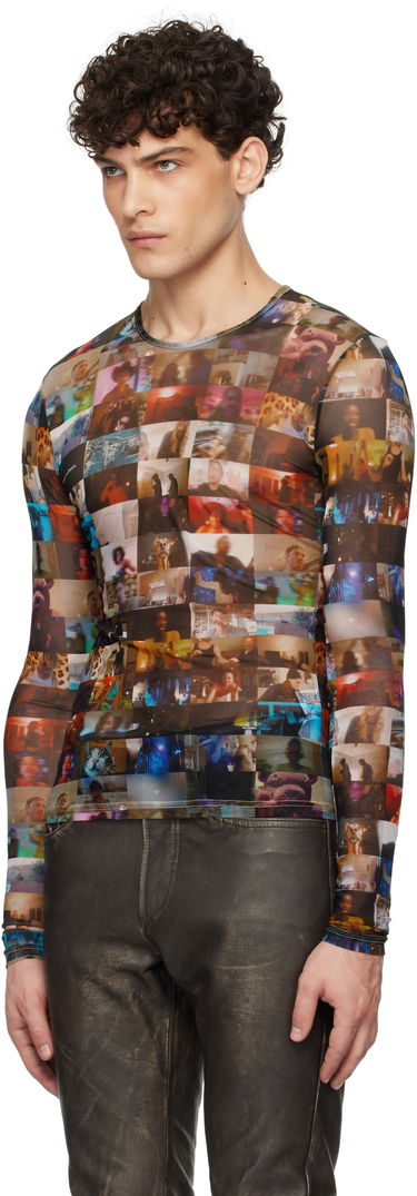 Tričko Diesel Photo Print Long Sleeve T-Shirt Rôznofarebný | A16475-0IQAK-9XXA, 3