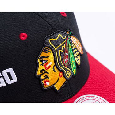 Šiltovka Mitchell & Ness Overbite Pro Snapback Chicago Blackhawks Black Čierna | HHSS7311-CBHYYPPPBLCK, 4