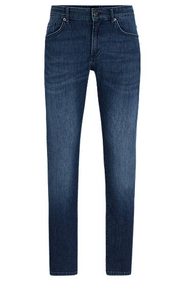 Džínsy BOSS Slim-Fit Comfort-Stretch Denim Jeans Modrá | 50513620, 0