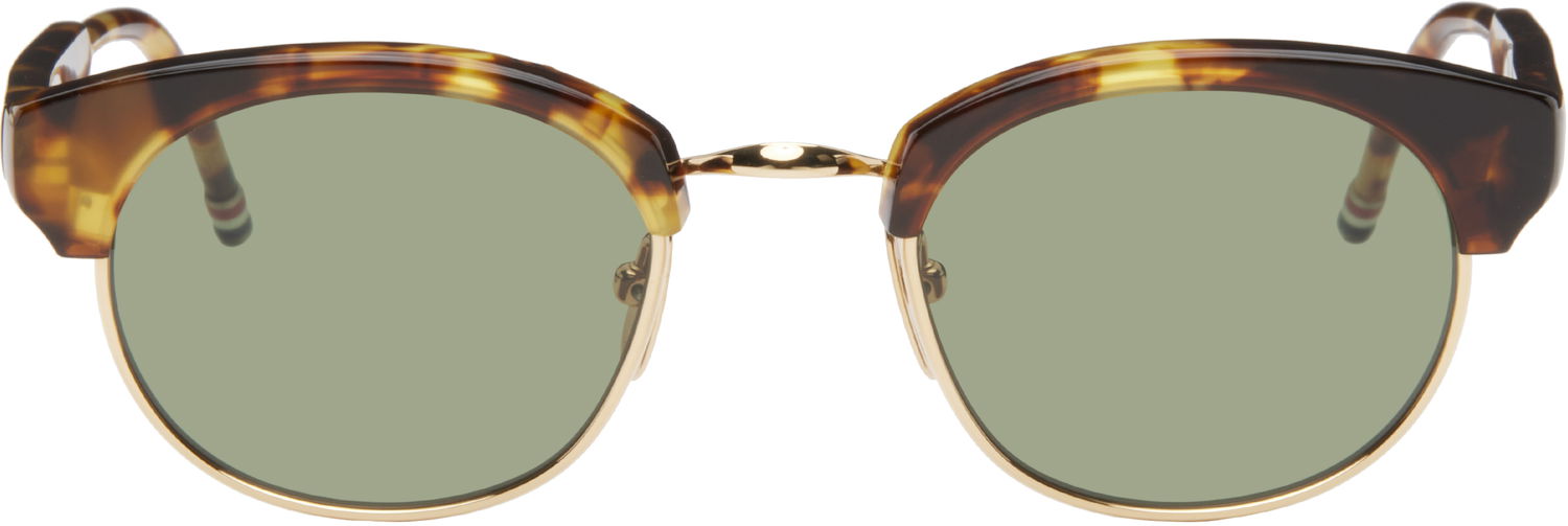 Slnečné okuliare Thom Browne Oval Sunglasses Hnedá | UES702A-G0003, 0