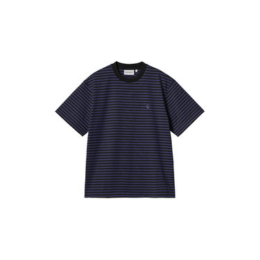 Tričko Carhartt WIP Short Sleeve Striped T-Shirt Fialová | I033841_5, 2