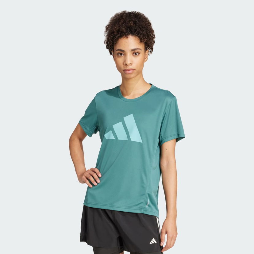 Tričko adidas Performance Run It T-Shirt Zelené | JM5759