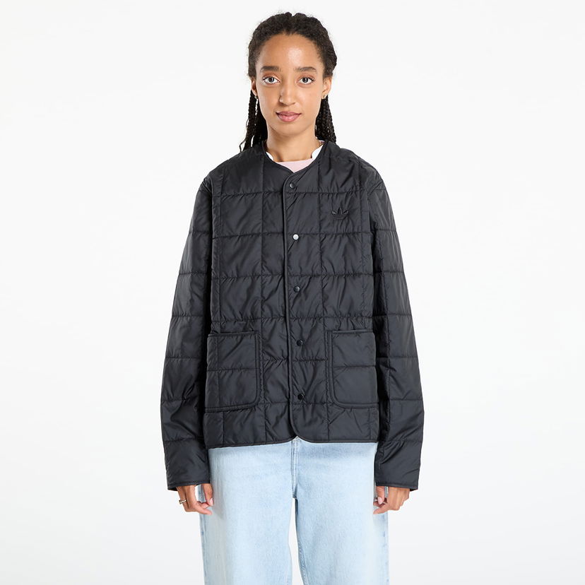 Bunda adidas Originals Essentials Quilted Liner Jacket Čierna | JX8823