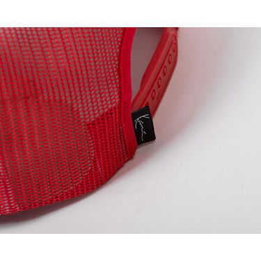 Šiltovka Karl Kani Woven Signature Trucker Cap Red/White Červená | KK7010030, 4