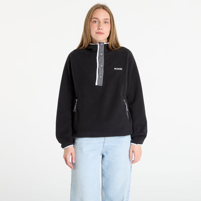 Mikina Columbia Columbia Helvetia II Fleece Hoodie Čierna | 2092191011