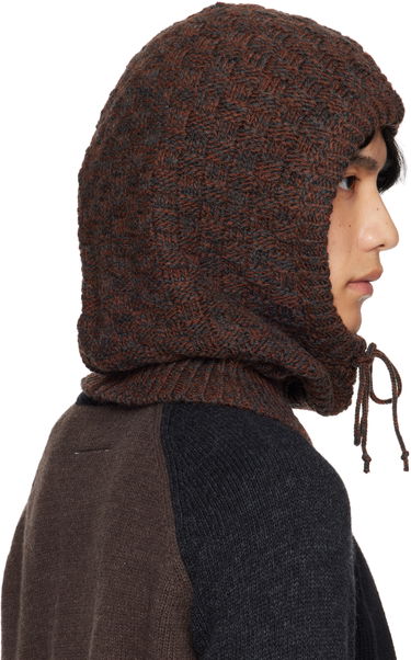 Klobúk Maison Margiela MM6 Maison Margiela Wool Blend Knit Hood Hnedá | SH2TB0005 M13174, 4