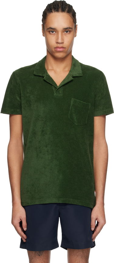 Polo tričko Orlebar Brown Orlebar Brown Terry Towelling Polo Zelené | 280307, 0