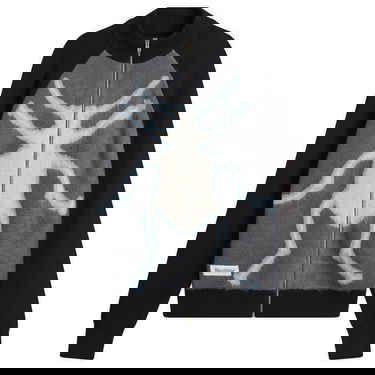 Sveter Butter Goods Beetle Zip Knit Sweater Rôznofarebný | BG254300-BLK, 1