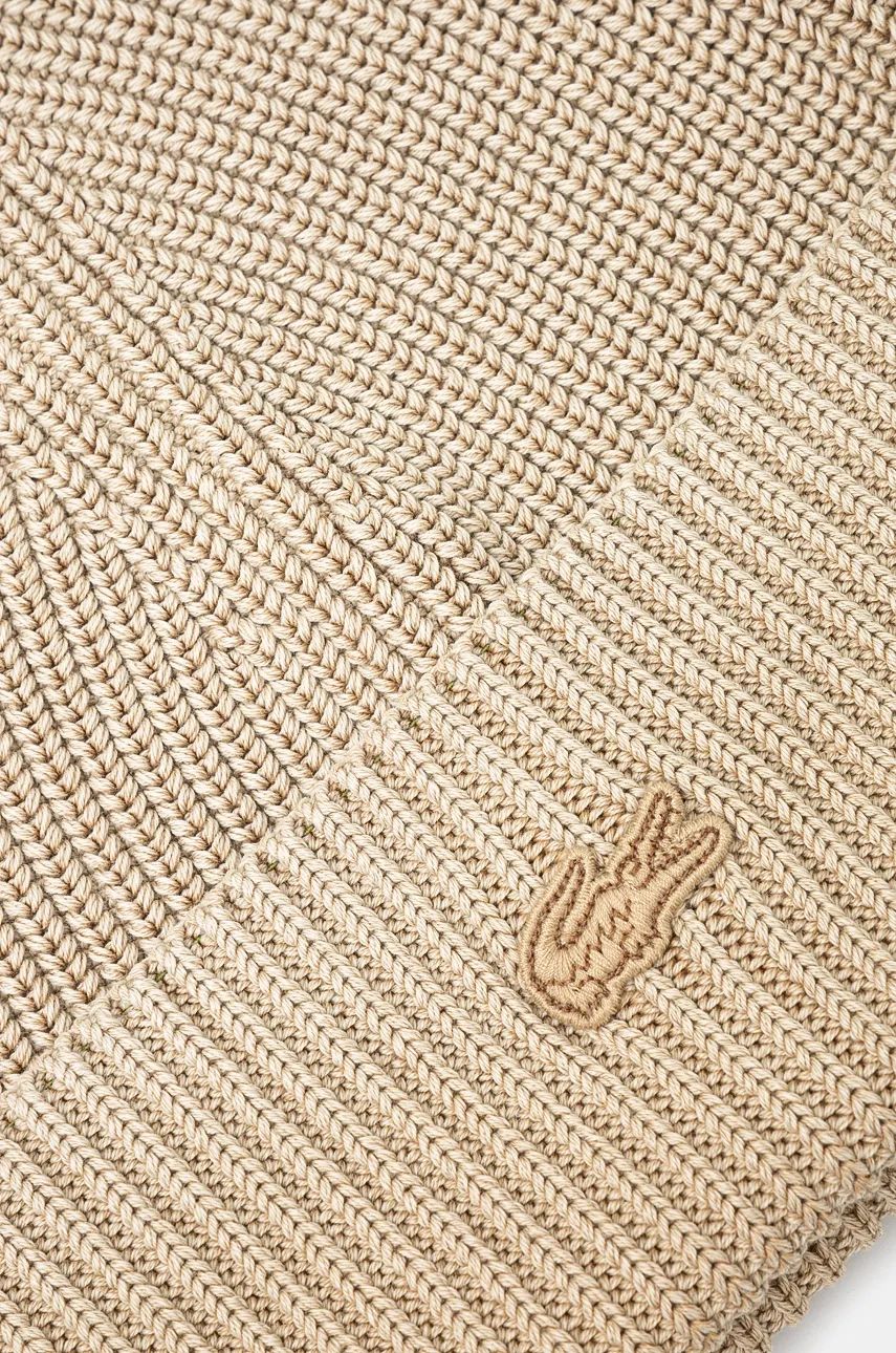 Kulicha Lacoste Thin Knit Beanie Béžová | RB3152, 1