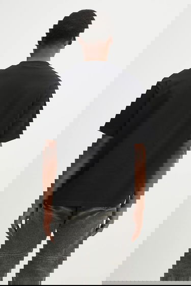 Tričko BAPE T-Shirt Chain Stitch Shark Appliqué Čierna | 1L30109343, 2