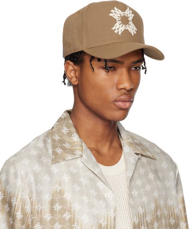 Šiltovka AMIRI AMIRI 'MA' Quad Canvas Baseball Cap Hnedá | AMHACP1050, 1