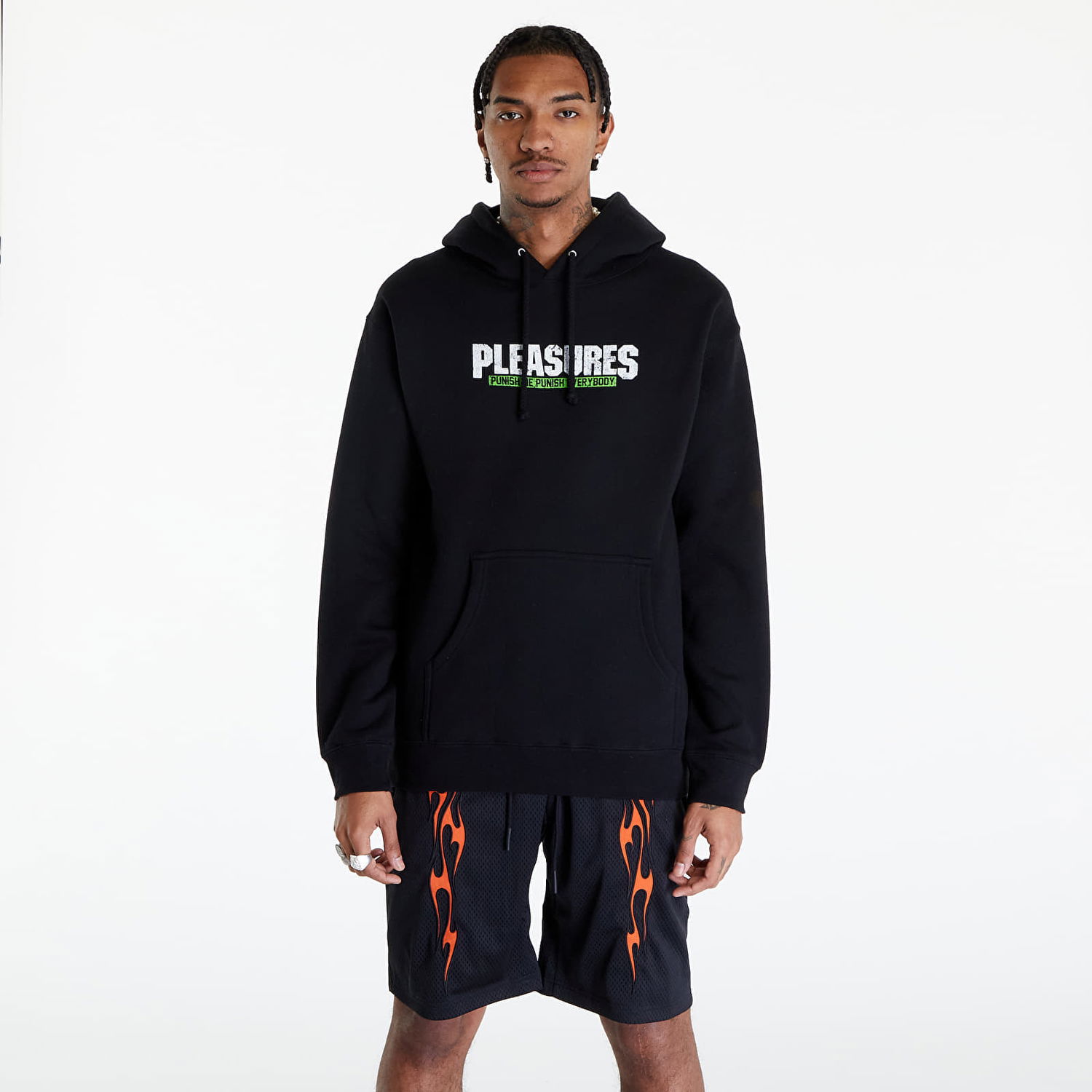 Mikina Pleasures Punish Hoodie Čierna | P24SP054 BLACK, 0