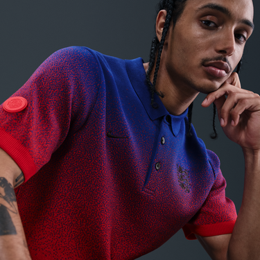 Polo tričko Nike England Club Knit Football Polo Červená | HF5125-405, 4