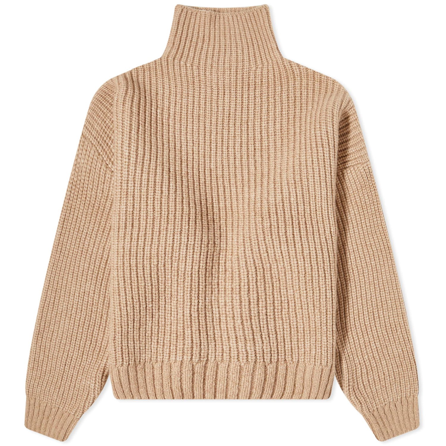 Sveter Anine Bing Sydney High Neck Knit Jumper Béžová | A-09-0102-220, 1