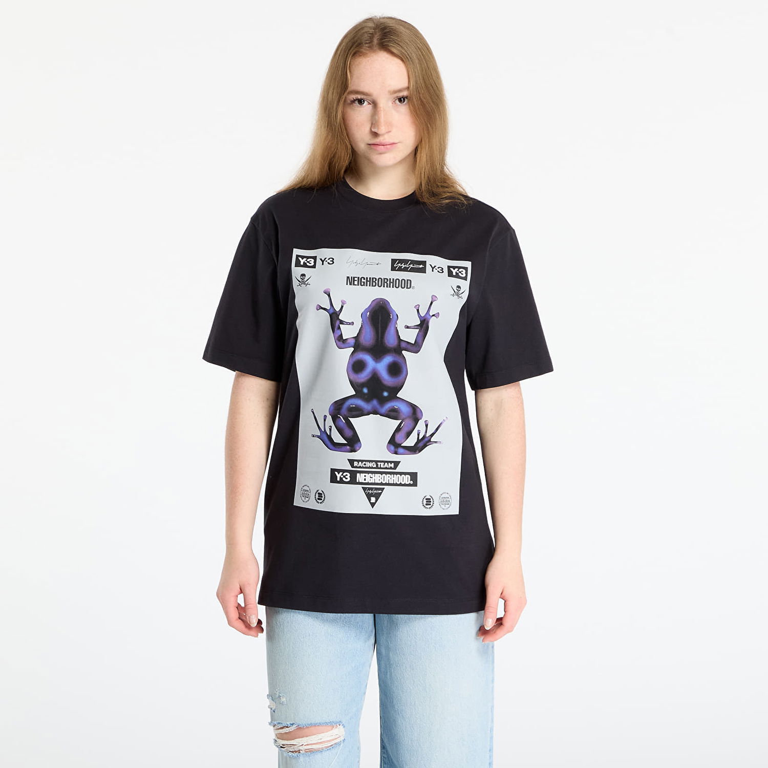 Tričko Y-3 Y-3 x Neighborhood Frog Graphic T-Shirt Čierna | JW6998, 0