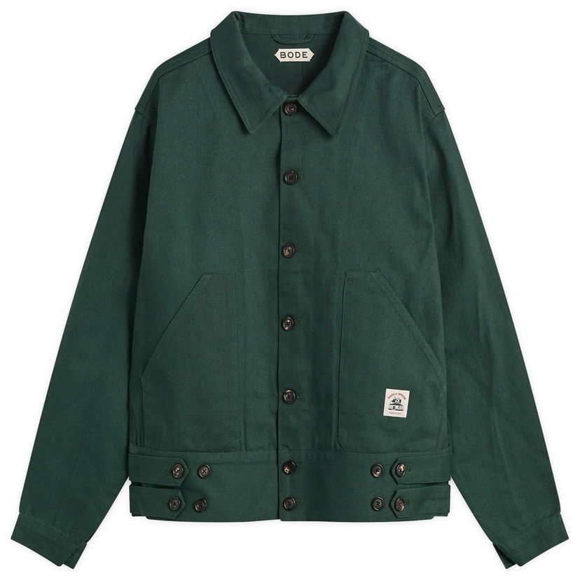 Bunda Bode Knolly Brook Side Tab Jacket Zelené | MRF25JA011