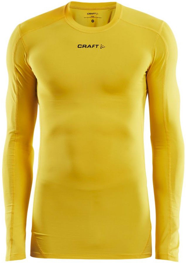 Tričko Craft PRO CONTROL COMPRESSION LONG SLEEVE Top Žltá | 1906856-552000, 0