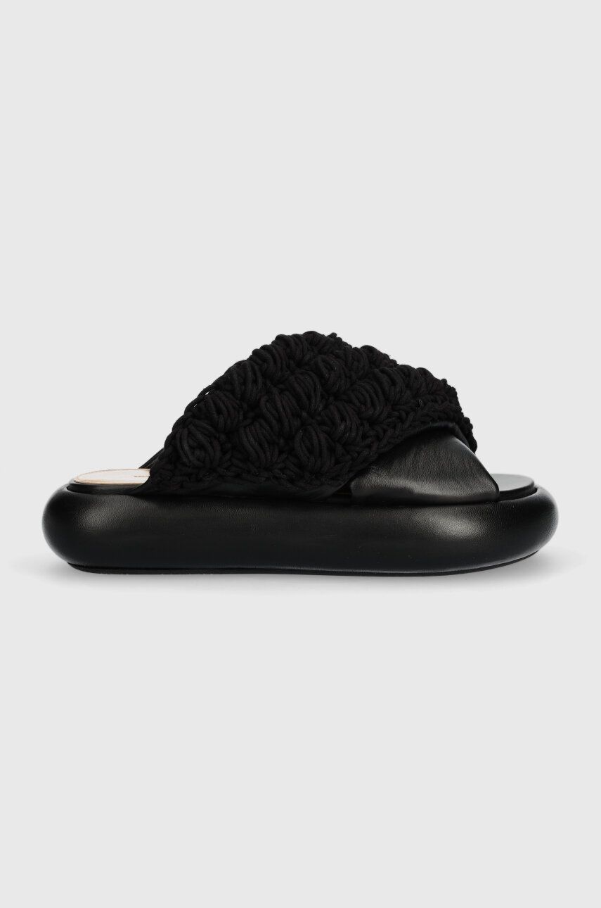 Tenisky a topánky JW Anderson Crochet Twister Platform Čierna | ANW42027A.999, 0