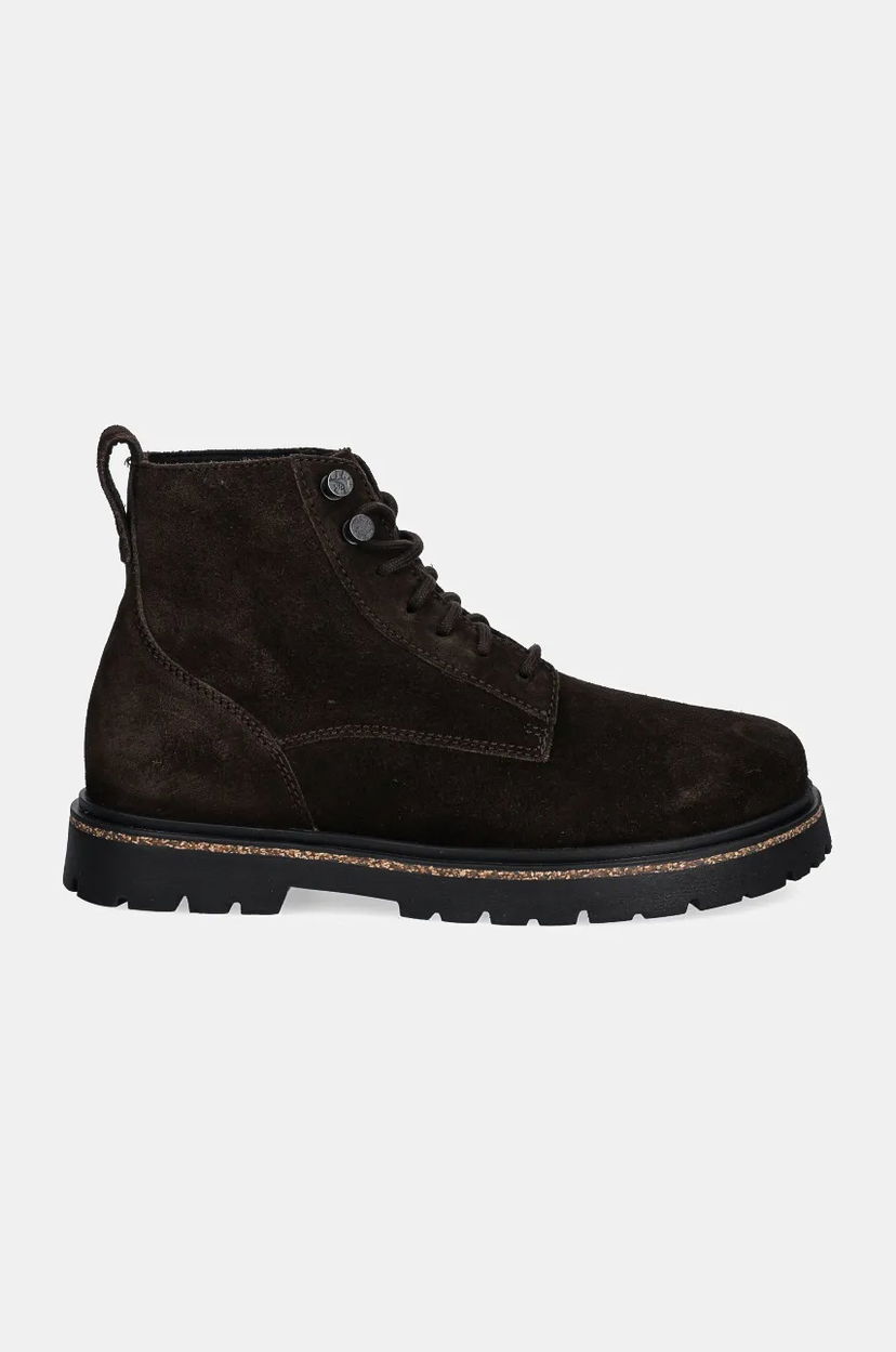 Tenisky a topánky Birkenstock Highwood Lace Mid Suede Leather Narrow Fit Boots Hnedá | 1028940