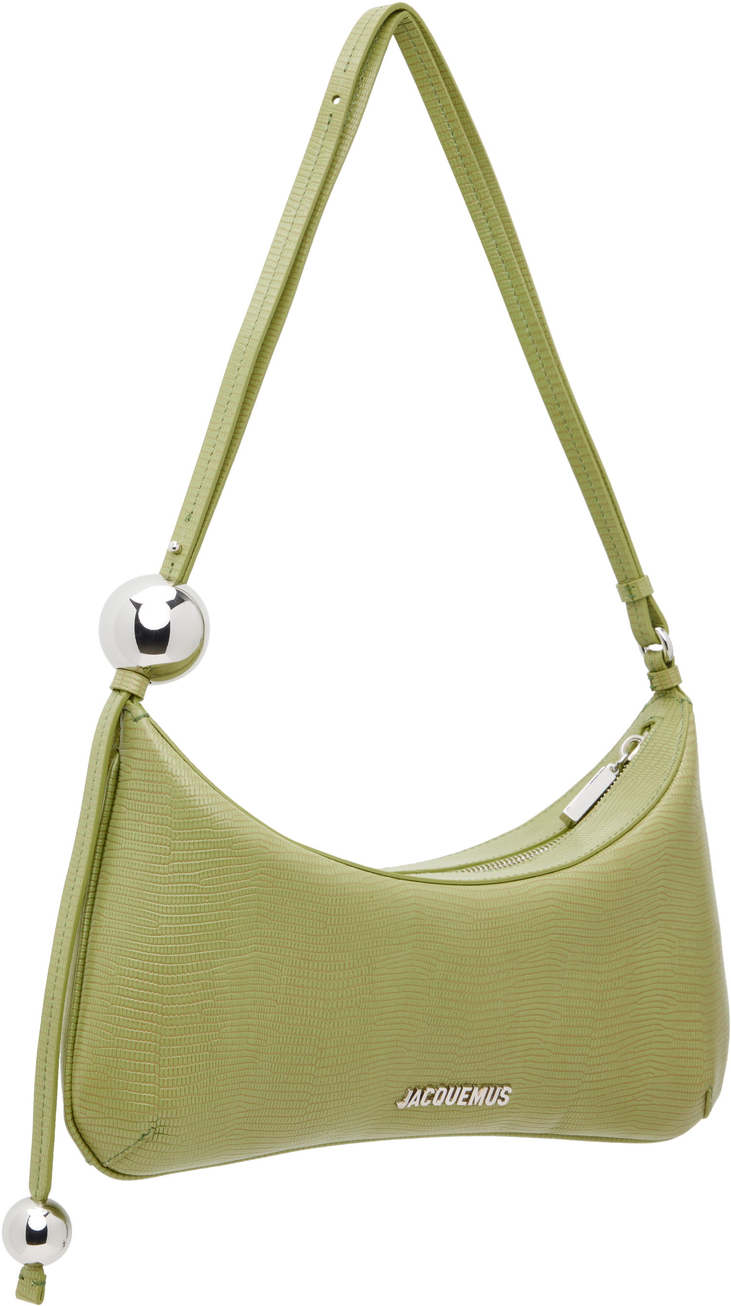 Taška cez rameno Jacquemus Jacquemus La Croisière 'The Large Bisou Perle' Shoulder Bag Zelené | 25E251BA410-3235, 1