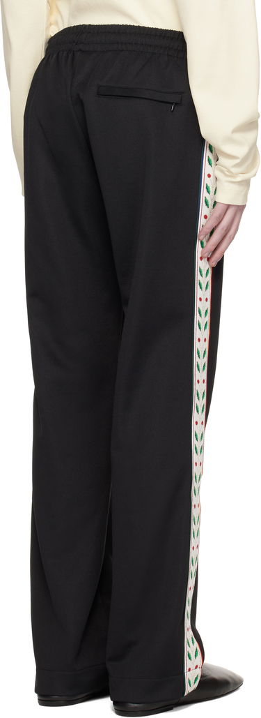 Tepláky Casablanca Laurel Track Pants Čierna | MPS25-JTR-230-01, 2